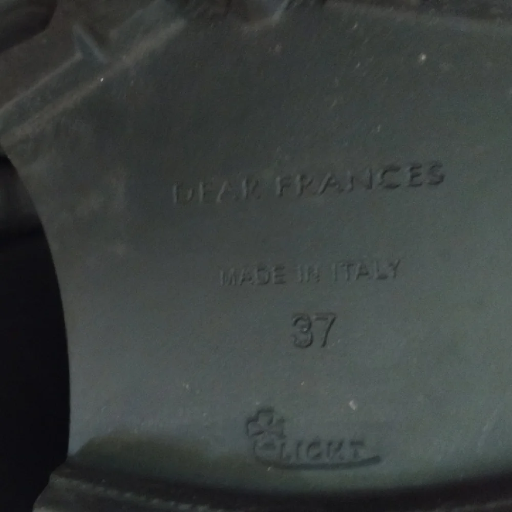 Dear Frances Tony Black Leather Ankle Chelsea Boots, Size 37 - Picture 11 of 11